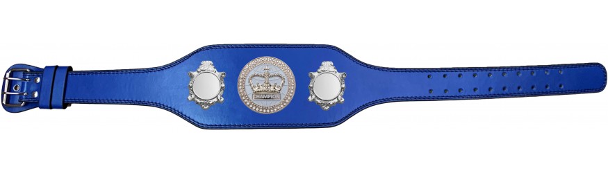 TITLE BELT - BUD003/S/WHTGEM - AVAILABLE IN 4 COLOURS